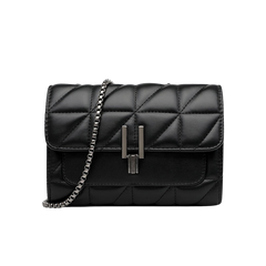 Bolso de Cuero Luxe | Correa de Cadena y Cierre de Cerrojo