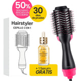 Cepillo Alisador HairStyler 3 en 1 | Alisa, Volumiza y Peina en Minutos + ¡Serum Gratis!