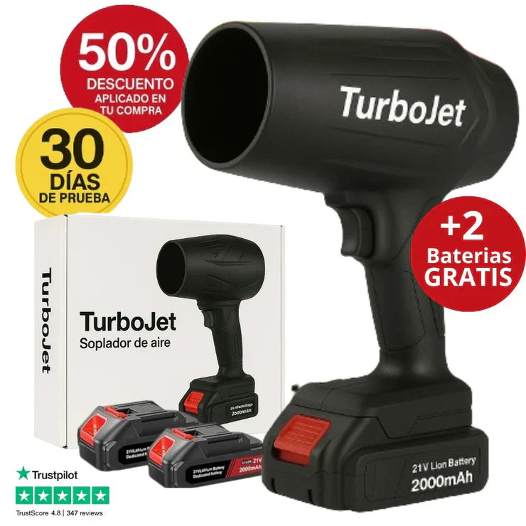 Soplador de Aire TurboJet | ¡2 Baterías GRATIS!