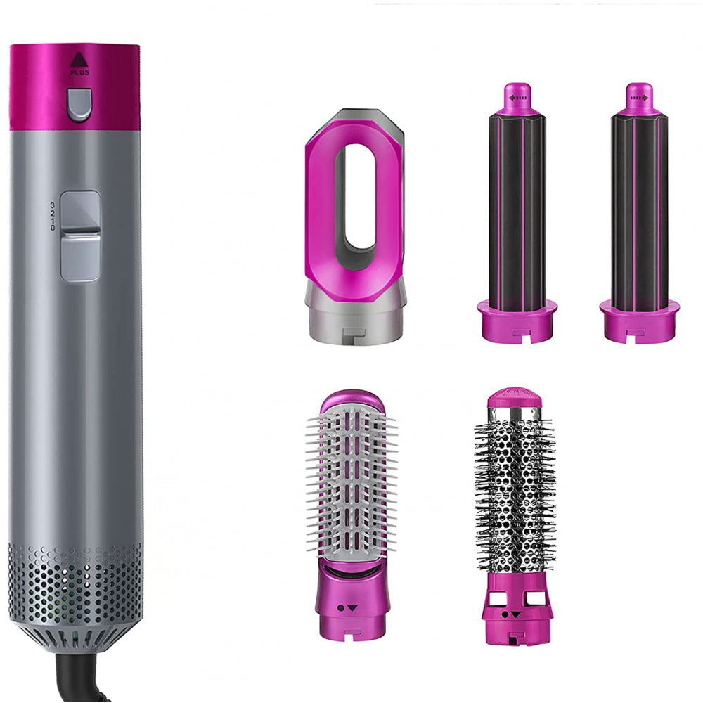 Cepillo Alisador HairStyler 5 en 1 | ¡Alisa, Volumiza y Peina en Minutos + Serum Gratis!