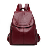 Mochila de Cuero Ecobag | 20–35 L Impermeable con Bolsillos