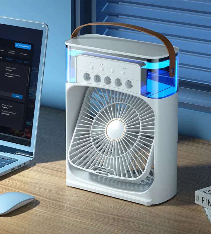 Ventilador Humidificador Portátil ClimaFresh | ¡Compra 1 y Llévate 2!