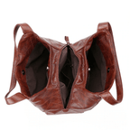 Bolso de Cuero Bella | 3 Compartimentos, Resistente al Agua