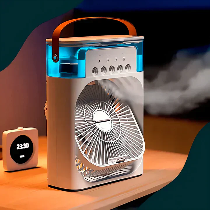 Ventilador Humidificador Portátil ClimaFresh | ¡Compra 1 y Llévate 2!