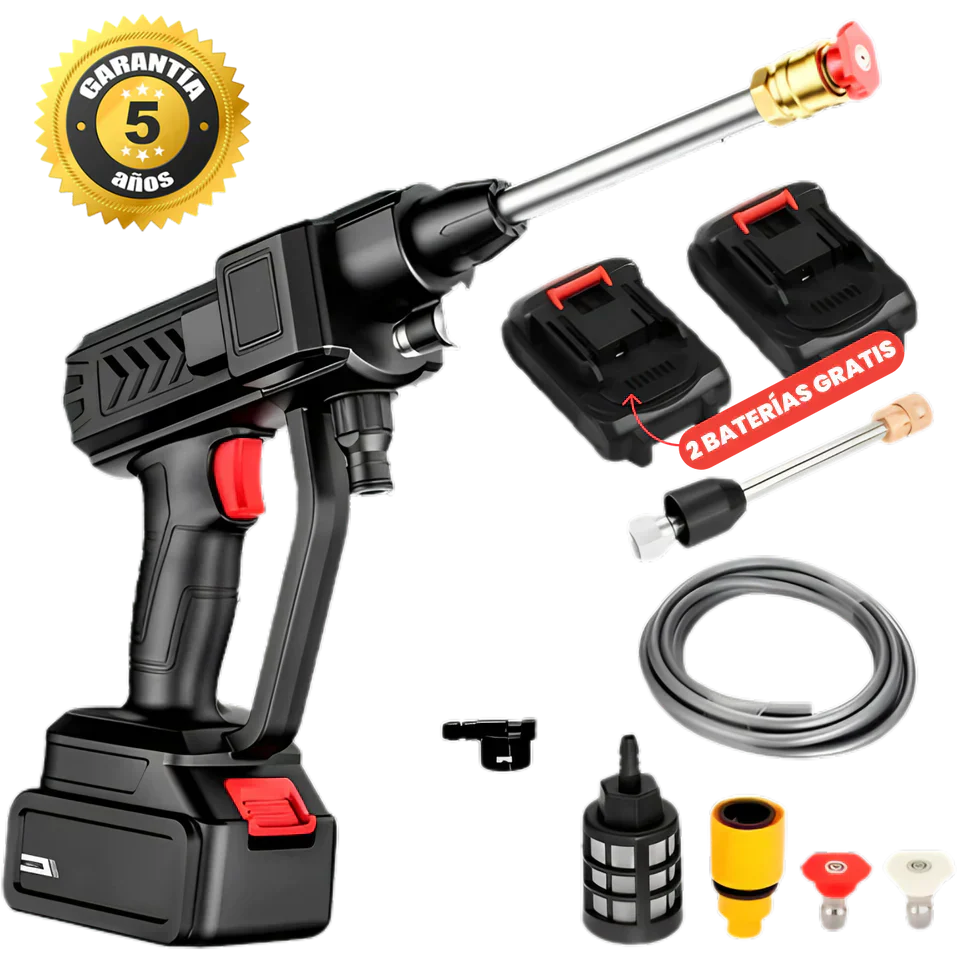 Hidrolavadora WaterJET PRO | ¡Compra 1 y Llévate 2 Baterías GRATIS!