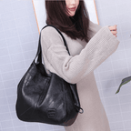 Bolso de Cuero Bella | 3 Compartimentos, Resistente al Agua