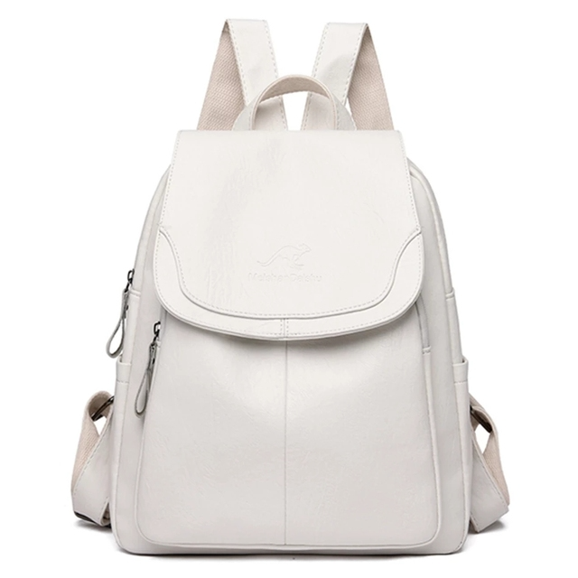 Mochila de Cuero Ecobag | 20–35 L Impermeable con Bolsillos