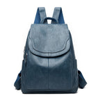 Mochila de Cuero Ecobag | 20–35 L Impermeable con Bolsillos