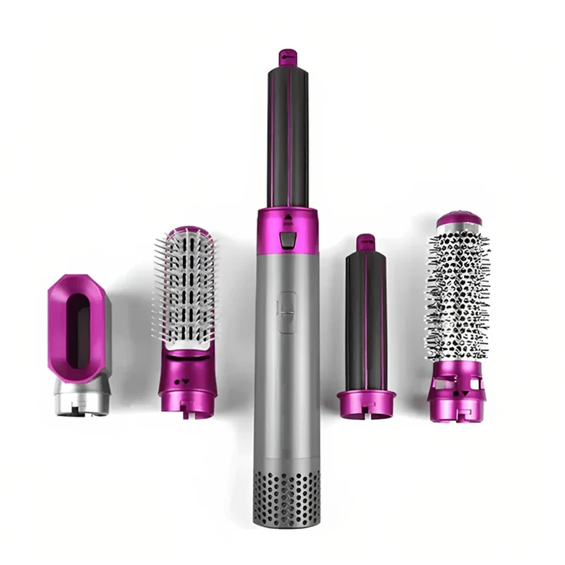 Cepillo Alisador HairStyler 5 en 1 | ¡Alisa, Volumiza y Peina en Minutos + Serum Gratis!