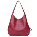 Bolso de Cuero Bella | 3 Compartimentos, Resistente al Agua