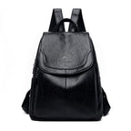 Mochila de Cuero Ecobag | 20–35 L Impermeable con Bolsillos