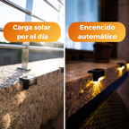 Mini Luces LED con Carga Solar | Iluminación Automática para Exterior