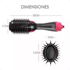 Cepillo Alisador HairStyler 3 en 1 | Alisa, Volumiza y Peina en Minutos + ¡Serum Gratis!