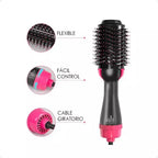 Cepillo Alisador HairStyler 3 en 1 | Alisa, Volumiza y Peina en Minutos + ¡Serum Gratis!