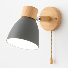 Apliqué de Pared de Madera Bivolt Ajustable Minimalista