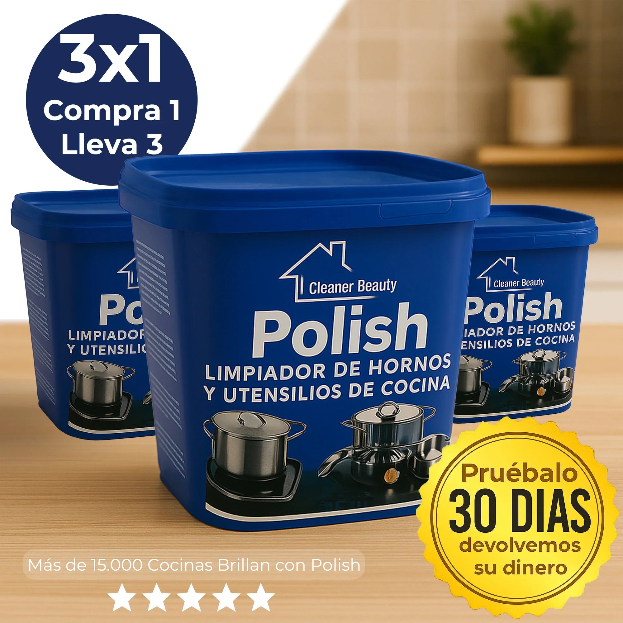 Pasta Limpiadora Polish 2.0 | ¡Compra 1 y Llévate 3!