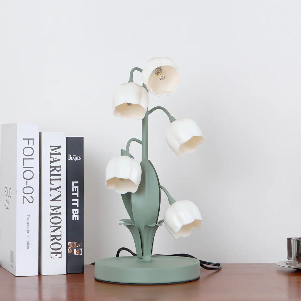 Lámpara de Mesa Campana Orquídea