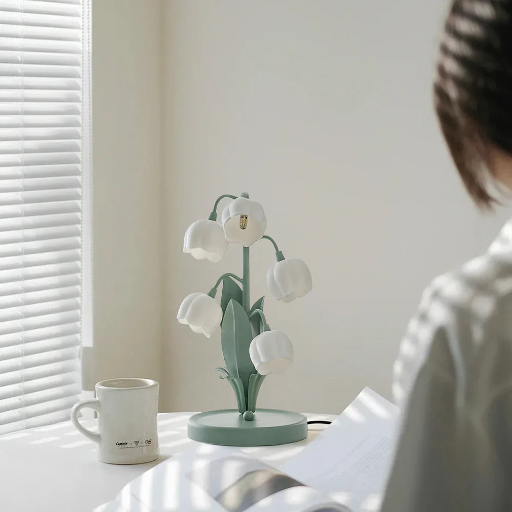 Lámpara de Mesa Campana Orquídea