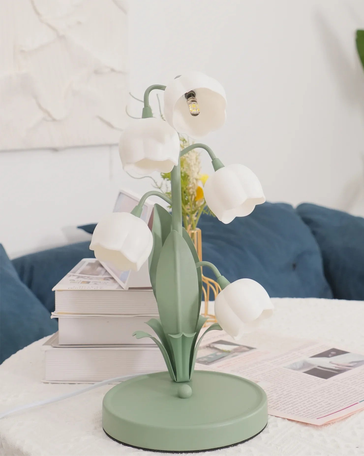Lámpara de Mesa Campana Orquídea