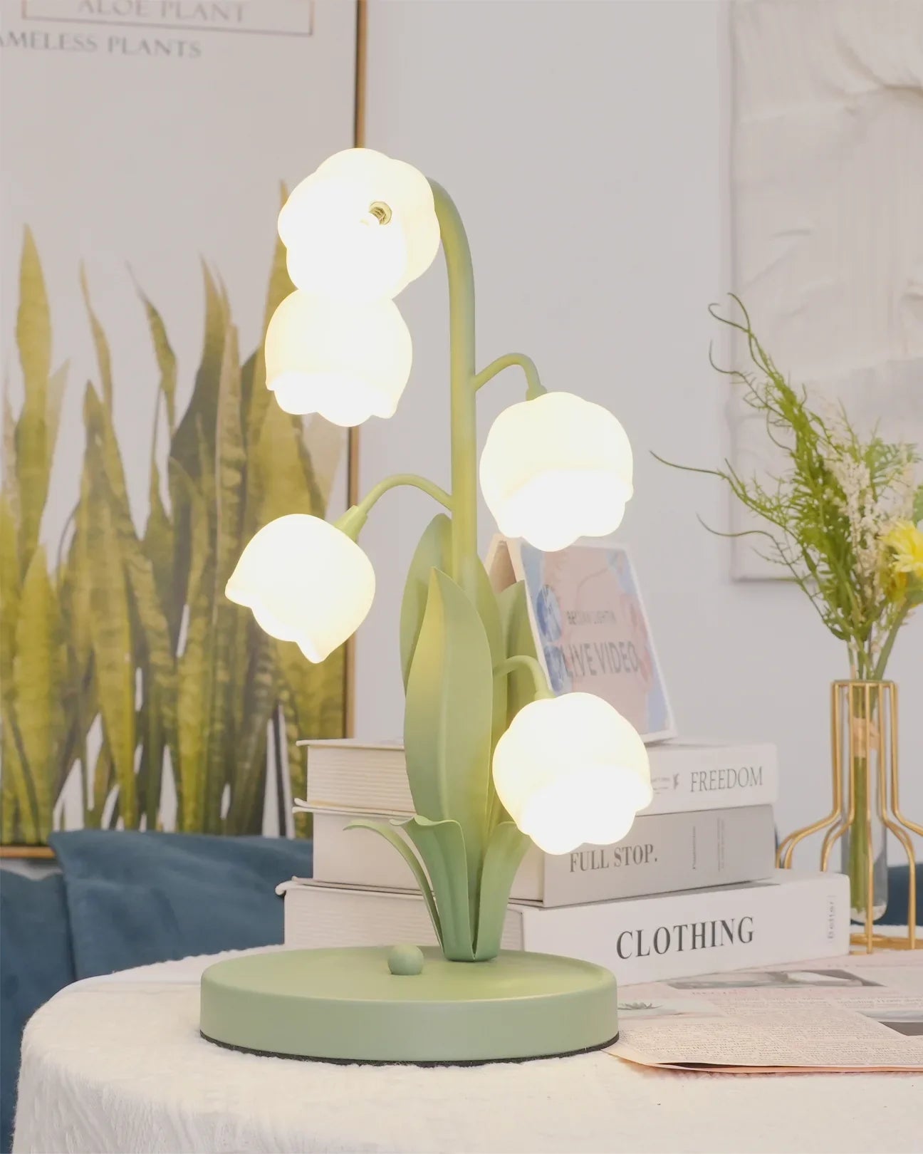 Lámpara de Mesa Campana Orquídea