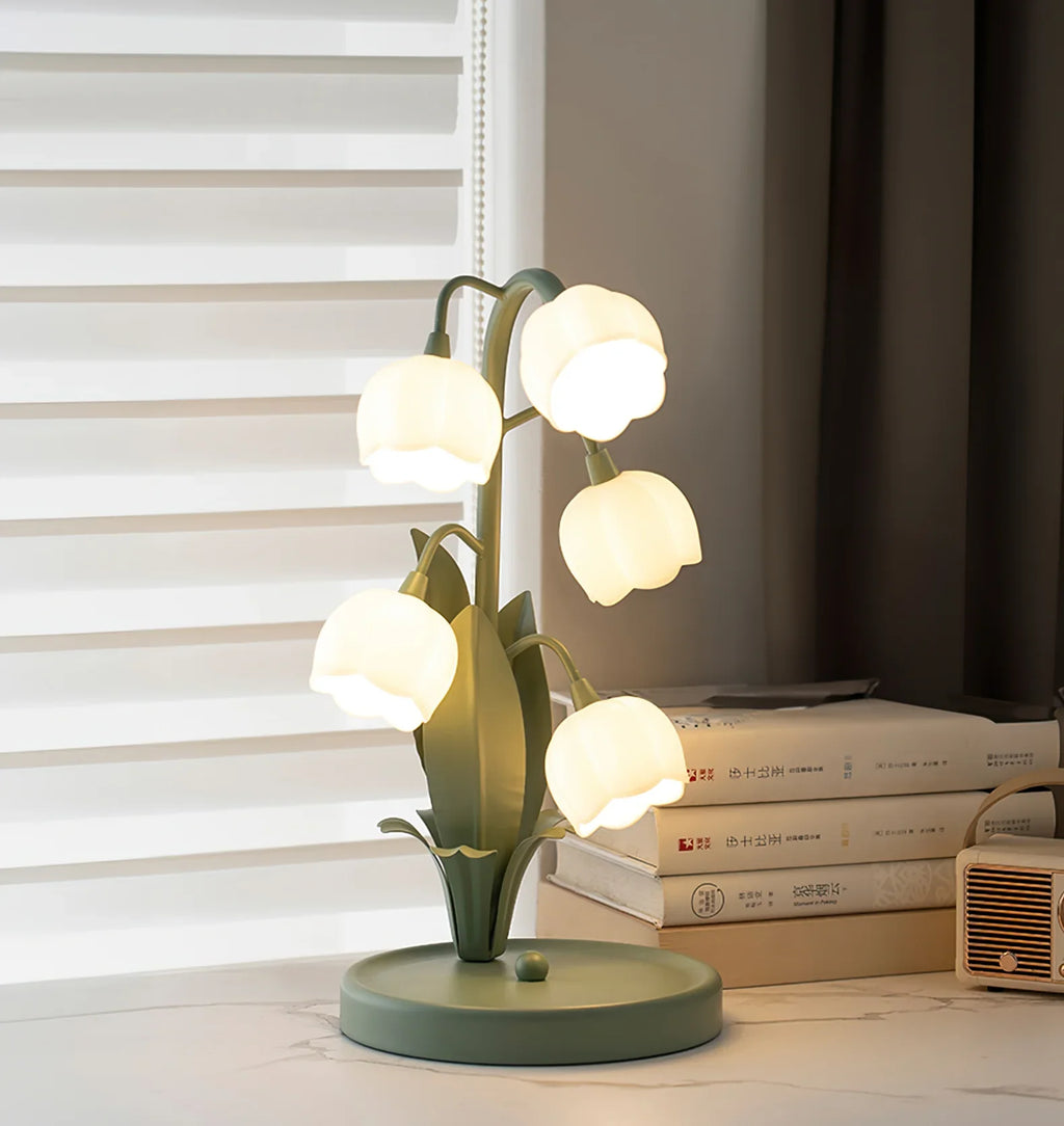 Lámpara de Mesa Campana Orquídea