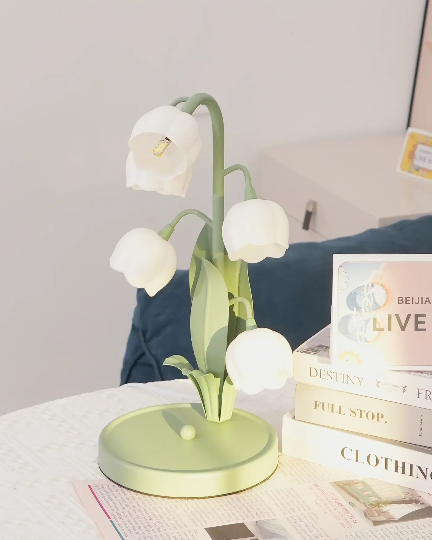 Lámpara de Mesa Campana Orquídea