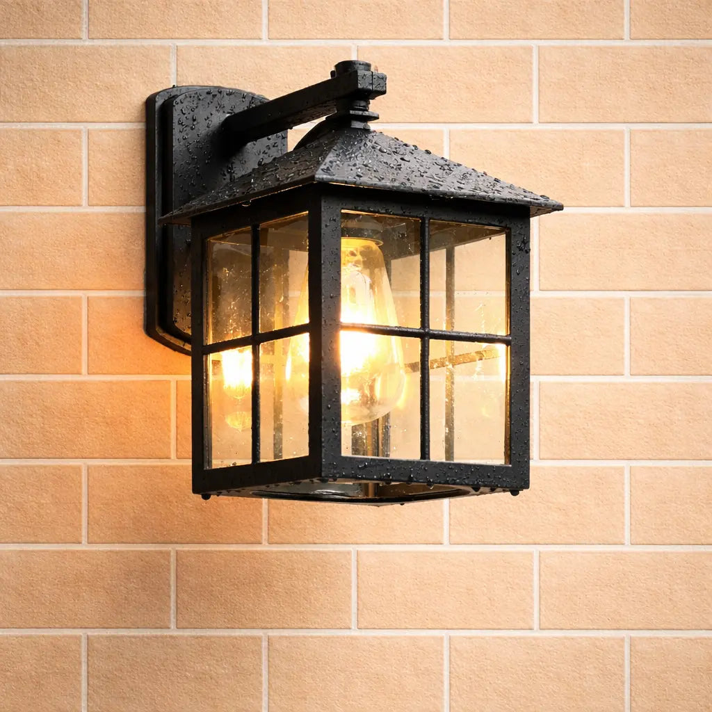 Lámpara Retro Europea de Pared - Ilumina Exteriores
