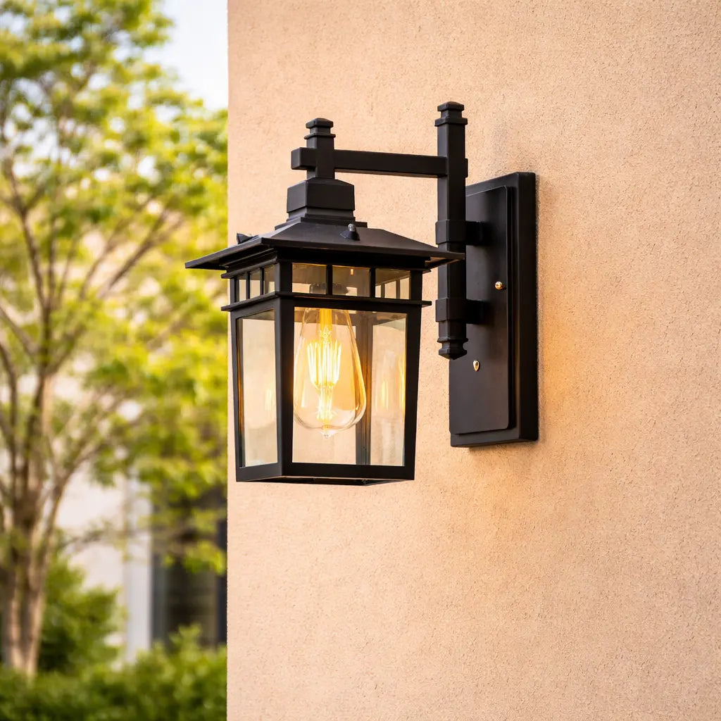 Lámpara Retro Europea de Pared - Ilumina Exteriores
