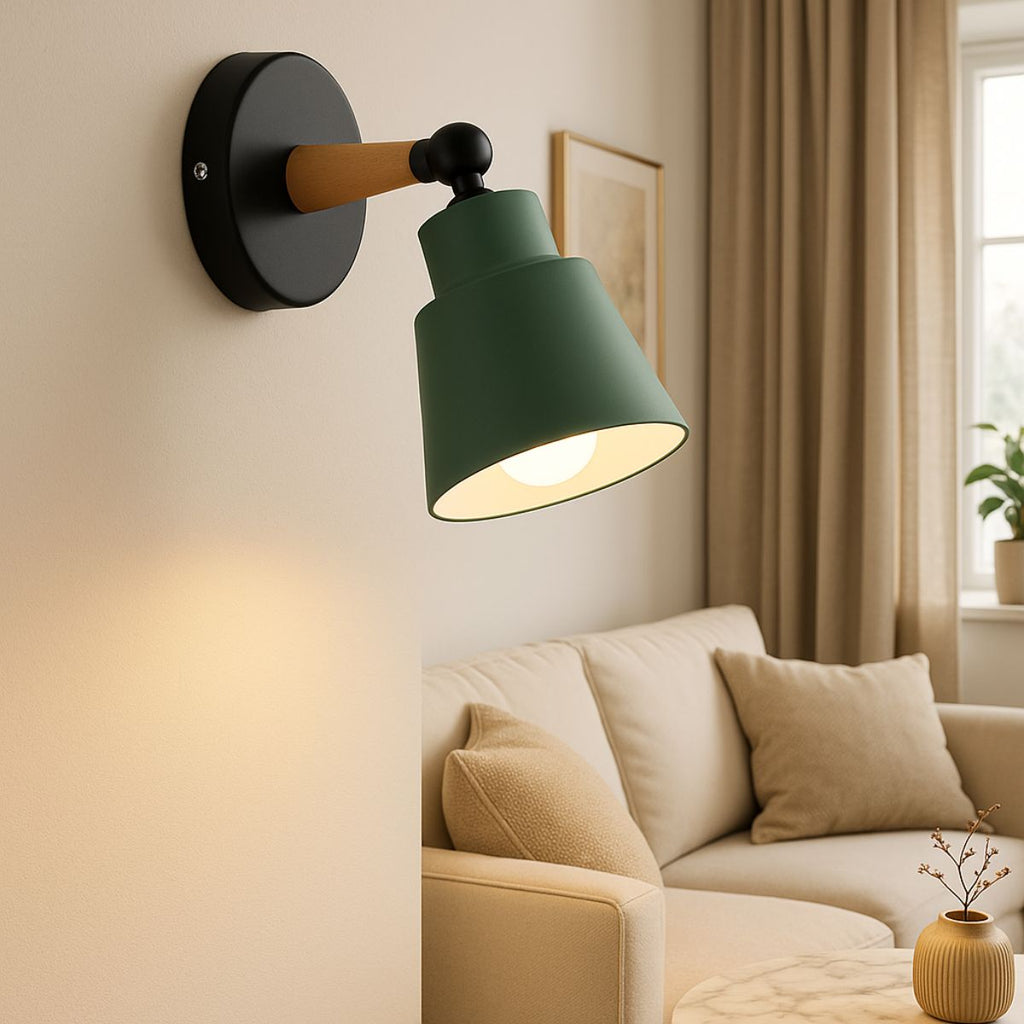 Apliqué de Pared Regulable con Lámpara