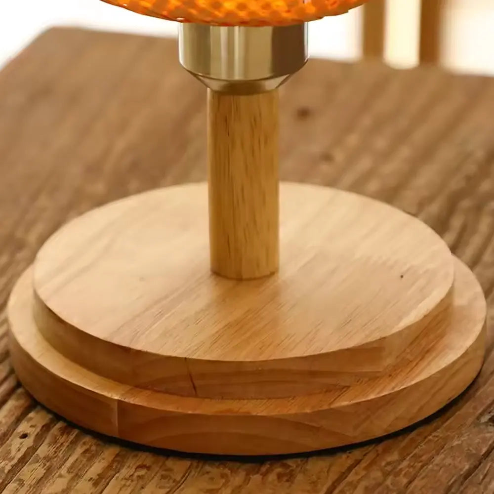 Lámpara de Mesa de Bambú Artesanal Diseño Sostenible y Zen