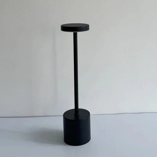 Lámpara de Mesa LED Recargable Sin Cable Metal