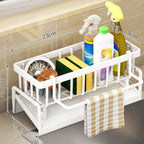 Soporte para Utensilios de Cocina con Drenaje Automático