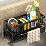 Soporte para Utensilios de Cocina con Drenaje Automático