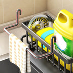 Soporte para Utensilios de Cocina con Drenaje Automático