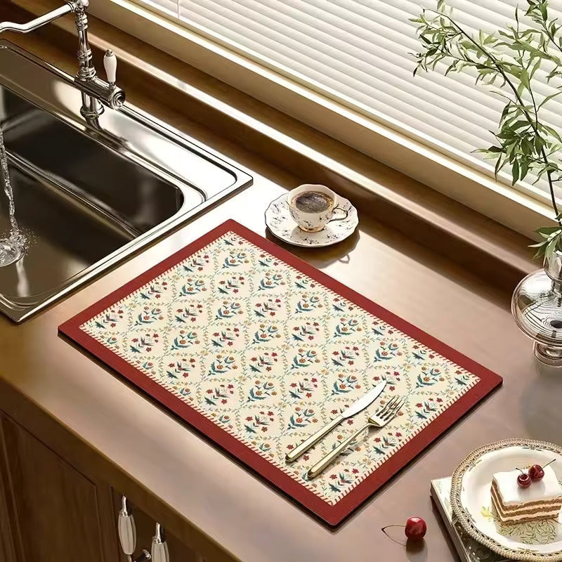 Tapete Escurridor de Vajilla Ultra Absorbente
