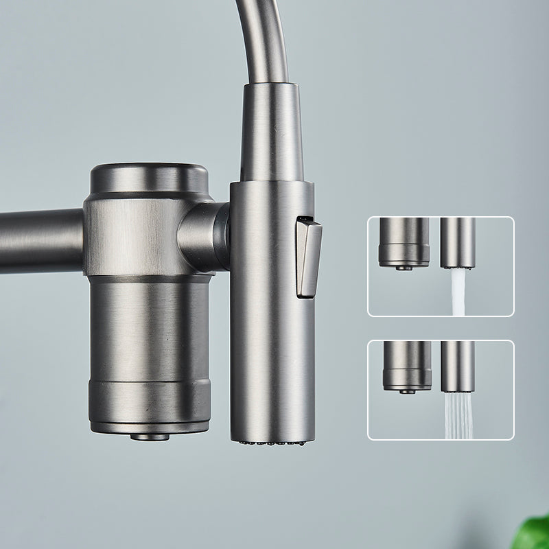Torneira Gourmet para Cozinha Monocomando Guindaste com Filtro