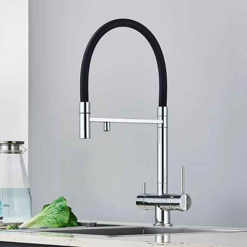 Torneira de Cozinha com Filtro Duplo Comando Extensível London