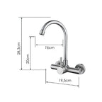 Torneira de Parede Rotativa para Cozinha Loren
