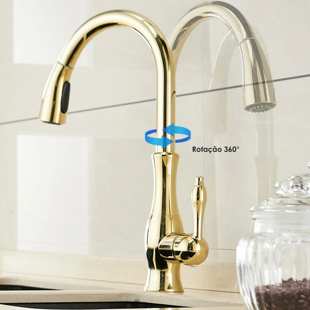 Torneira para Cozinha 360° Monocomando Delux