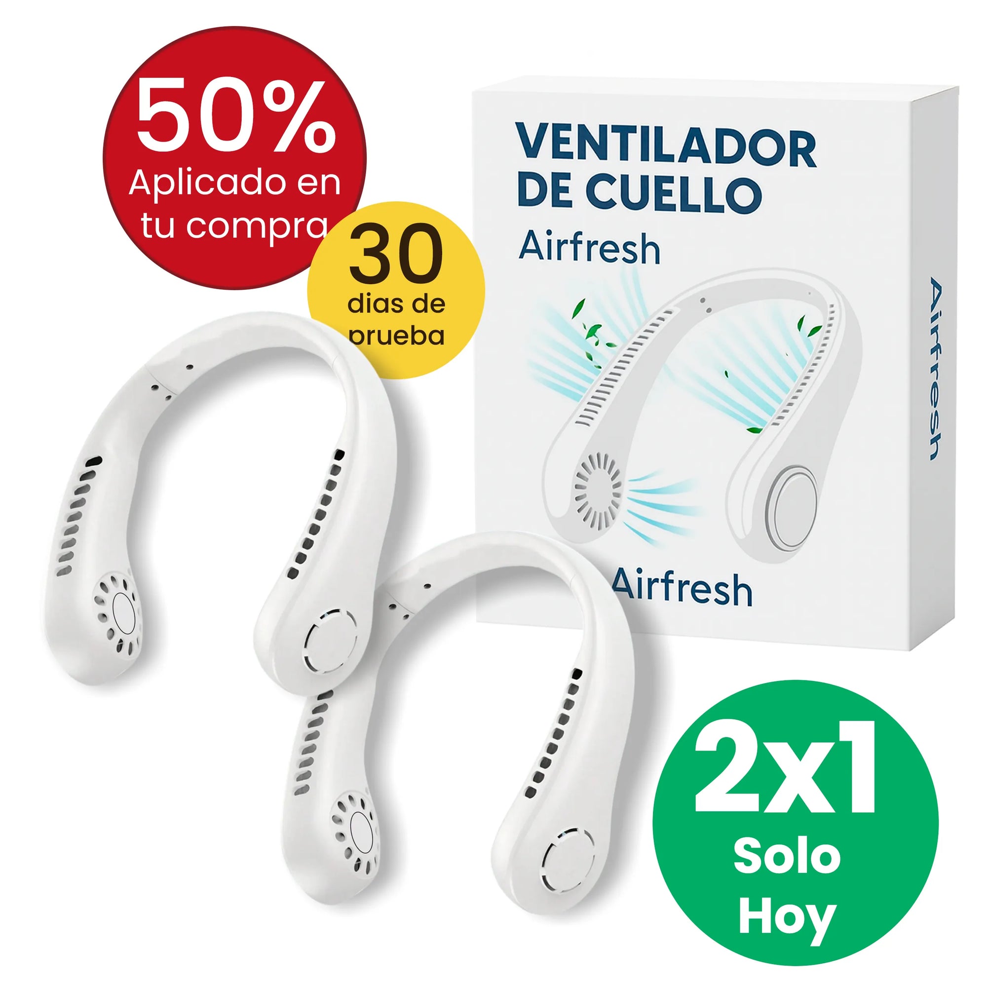 Ventilador de Cuello AirFresh | ¡Compra 1 y Llévate 2