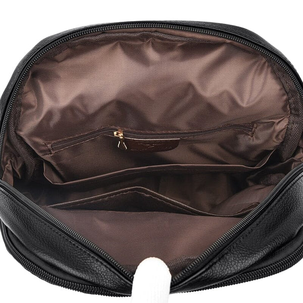 Bolso de Cuero Genova | Mochila Elegante con Correas Ajustables