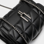 Bolso de Cuero Luxe | Correa de Cadena y Cierre de Cerrojo