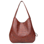 Bolso de Cuero Bella | 3 Compartimentos, Resistente al Agua