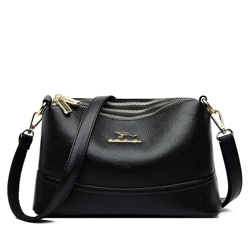 Bolso de Cuero Fox | Ligero con Correa Ajustable y Cierre Seguro