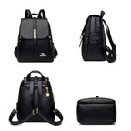 Bolso de Cuero Genova | Mochila Elegante con Correas Ajustables
