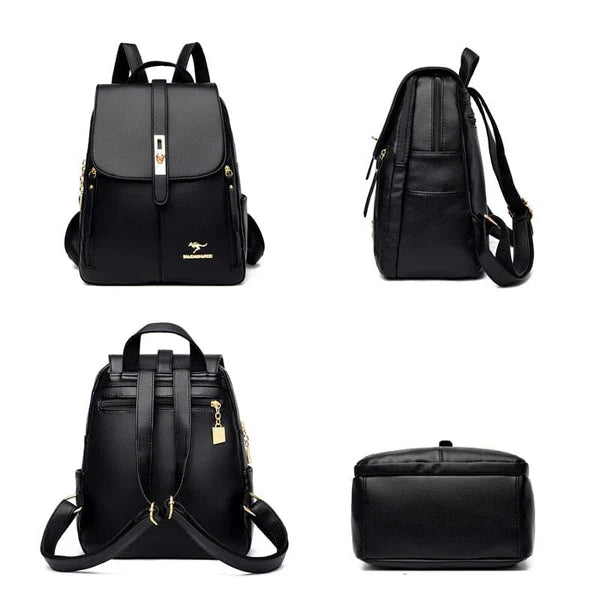Bolso de Cuero Genova | Mochila Elegante con Correas Ajustables