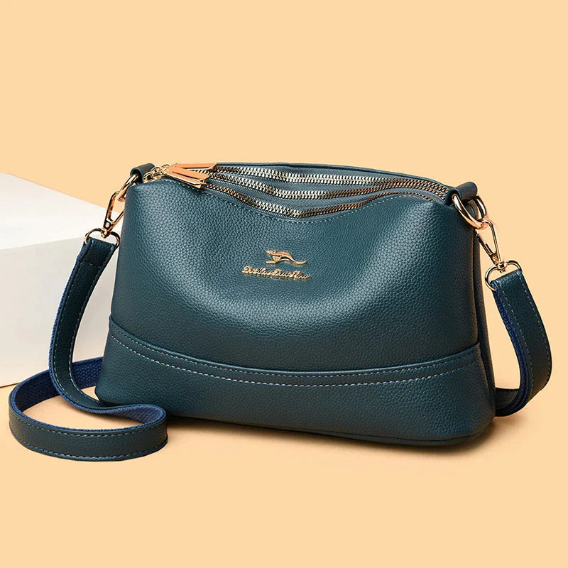 Bolso de Cuero Fox | Ligero con Correa Ajustable y Cierre Seguro