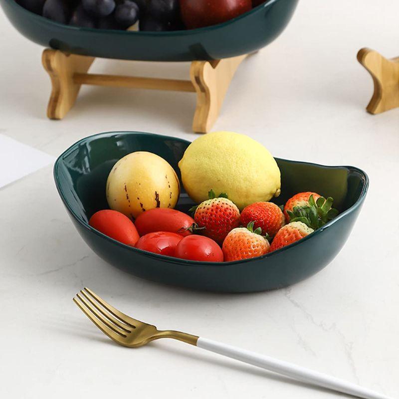 Frutero de Mesa Moderno de Bambú de 2 a 3 Niveles