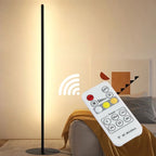 Lámpara de Pie Minimalista 100 cm Bivolt | Con Control y Temporizador
