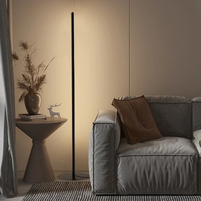 Lámpara de Pie Minimalista 100 cm Bivolt | Con Control y Temporizador